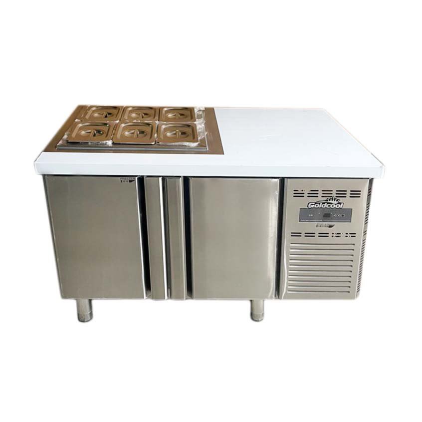 Tủ Bàn Mát Salad GoldCool 6 Khay 1.2M